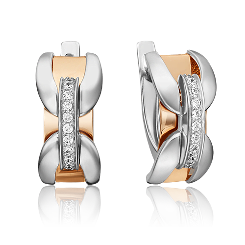 Серьги из белого золота/красного золота с фианитом PLATINA jewelry 02-4573-00-401-1111-65, 02-4573-00-401-1111-65
Серьги из белого золота/красного золота с фианитом PLATINA jewelry 02-4573-00-401-1111-65, 02-4573-00-401-1111-65