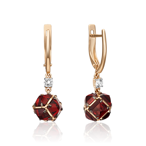 Серьги из красного золота с топазом/гранатом PLATINA jewelry 02-4547-00-264-1110-57, 02-4547-00-264-1110-57
Серьги из красного золота с топазом/гранатом PLATINA jewelry 02-4547-00-264-1110-57, 02-4547-00-264-1110-57
