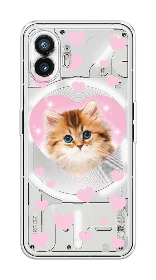 Чехол на Nothing Phone (2) "Котенок в сердце", Розовый;оранжевый;белый;прозрачный, 3300250-1
Чехол на Nothing Phone (2) "Котенок в сердце", Розовый;оранжевый;белый;прозрачный, 3300250-1