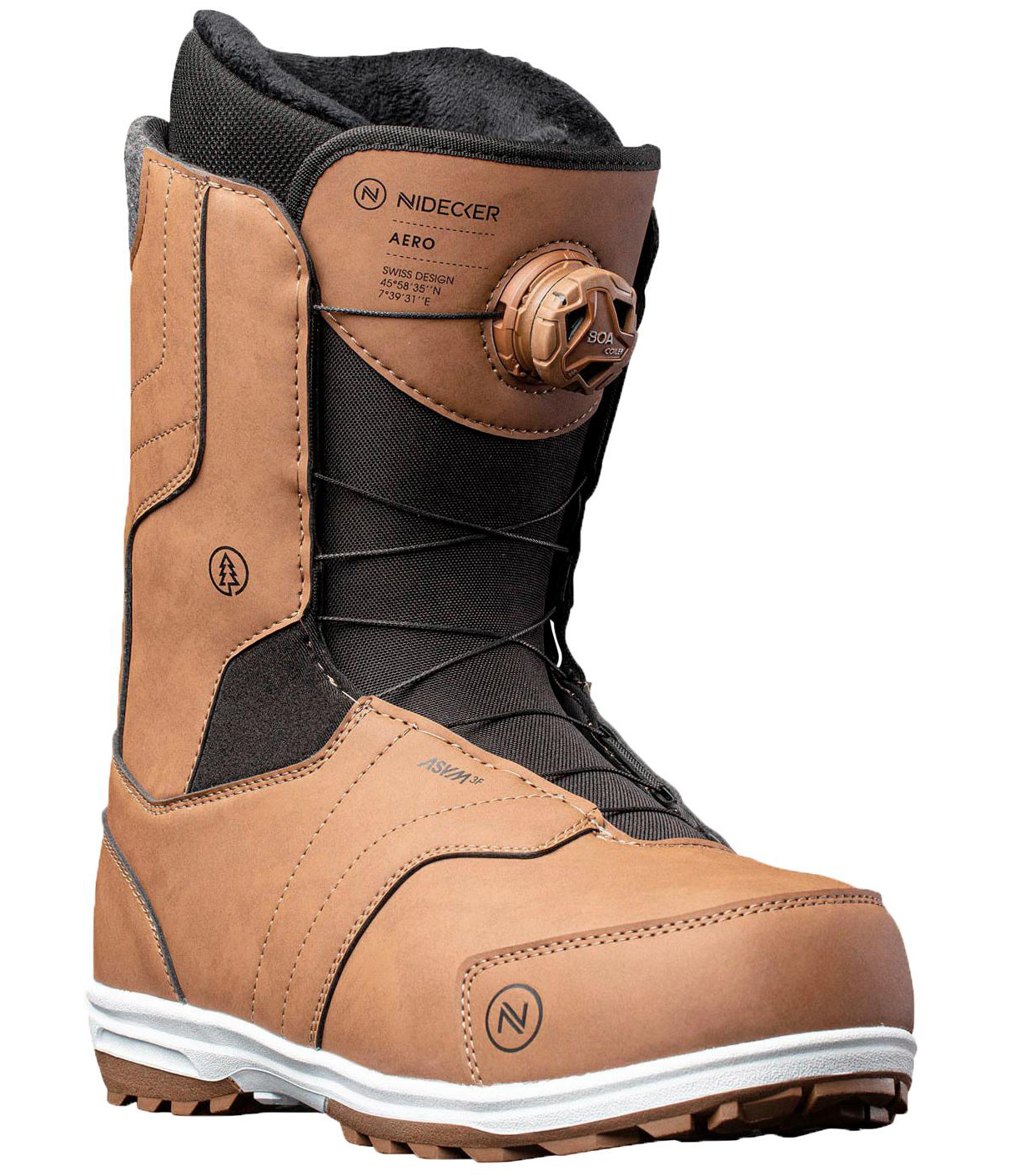 фото Ботинки для сноуборда nidecker aero 2021/2022, brown, 31 см