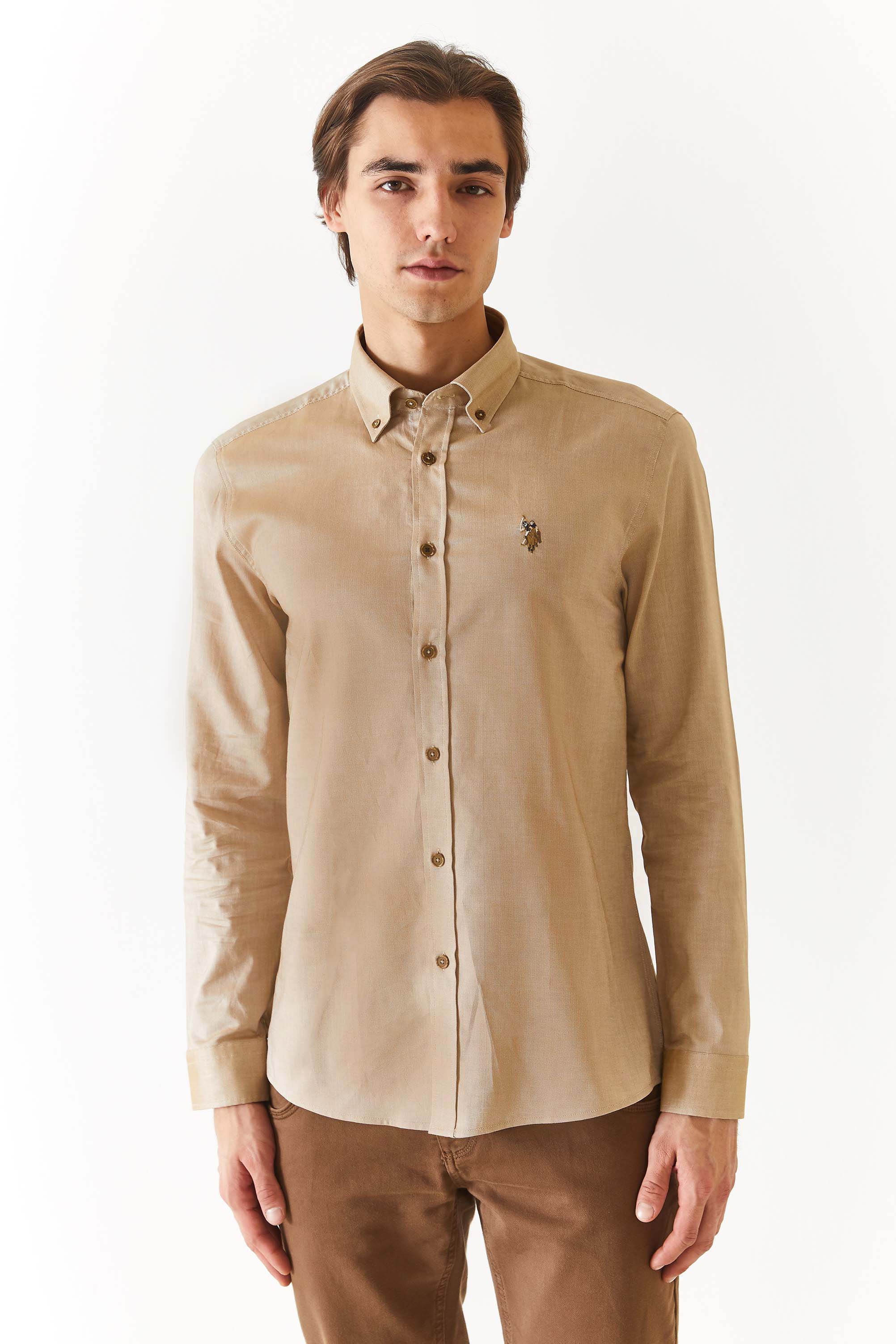 Рубашка мужская US Polo Assn G081SZ0040CEDCOLOR023K бежевая M, Бежевый, G081SZ0040CEDCOLOR023K
Рубашка мужская US Polo Assn G081SZ0040CEDCOLOR023K бежевая M, Бежевый, G081SZ0040CEDCOLOR023K