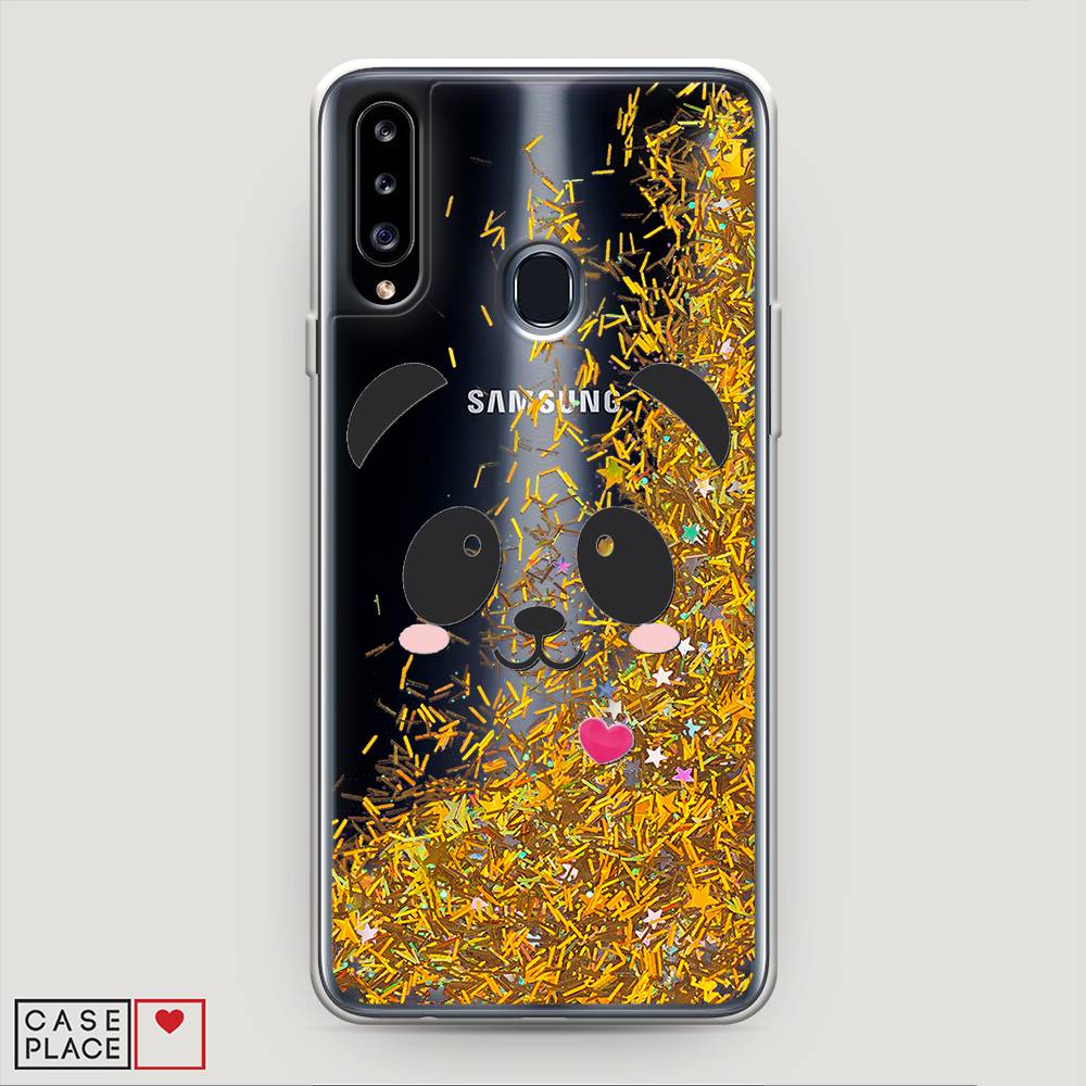 Жидкий чехол с блестками "Влюбленный панда контур" на Samsung Galaxy A20s, 2100890-1
Жидкий чехол с блестками "Влюбленный панда контур" на Samsung Galaxy A20s, 2100890-1