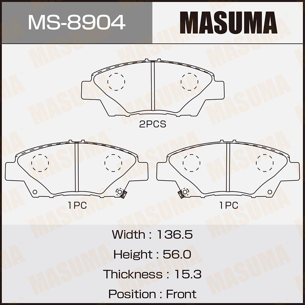 Колодки дисковые передние honda insight 1.3 hybridjazz iii 1.2i 08 MS8904 MASUMA ms-8904
Колодки дисковые передние honda insight 1.3 hybridjazz iii 1.2i 08 MS8904 MASUMA ms-8904