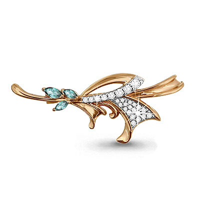 Брошь из серебра с топазом\фианитом Aquamarine Aquamarine 7151105А_925_з, 7151105А_925_з
Брошь из серебра с топазом\фианитом Aquamarine Aquamarine 7151105А_925_з, 7151105А_925_з
