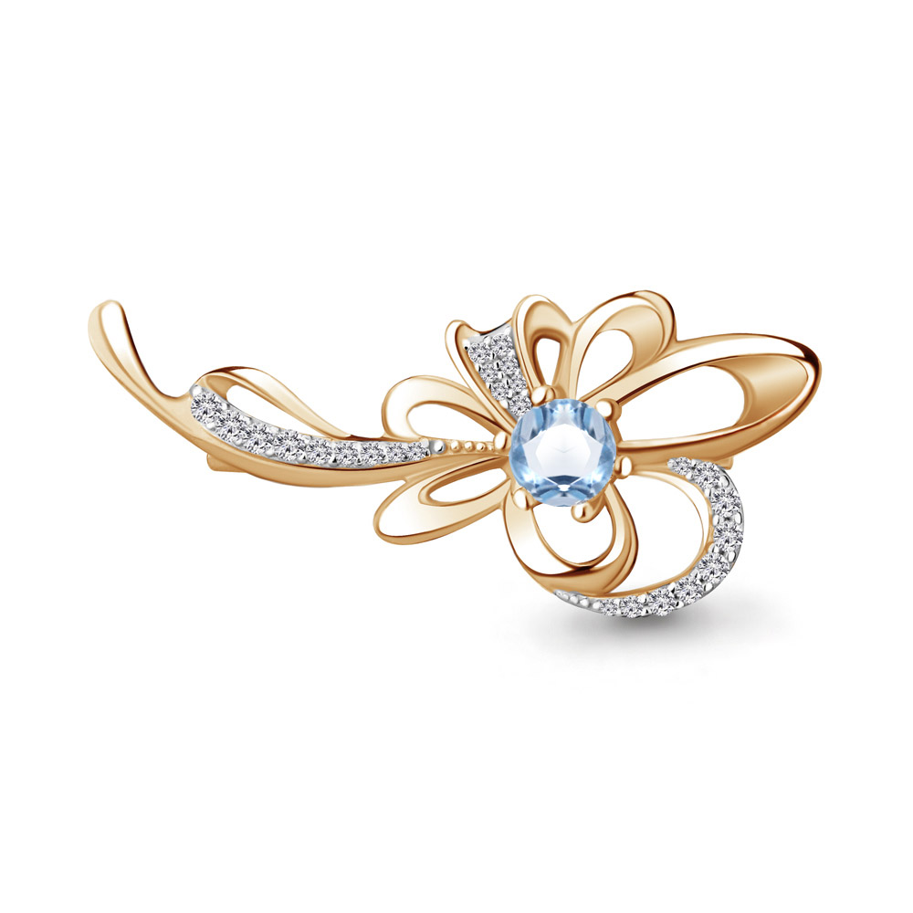 Брошь из серебра с топазом\фианитом Aquamarine Aquamarine 7150905А_925_з, 7150905А_925_з
Брошь из серебра с топазом\фианитом Aquamarine Aquamarine 7150905А_925_з, 7150905А_925_з