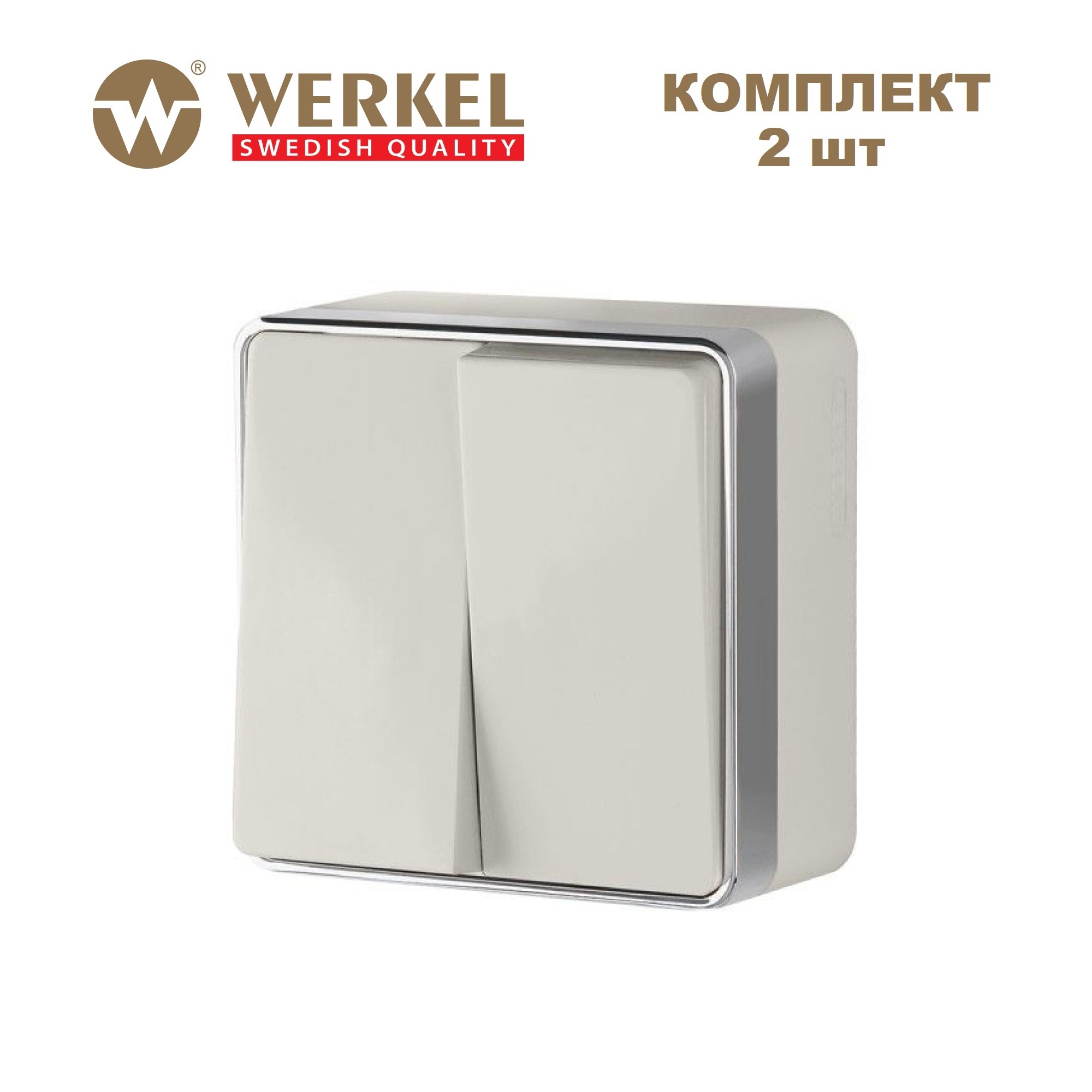 Комплект из 2 шт накладных двухклавишных выключат. Werkel Gallant W5020003 слоновая кость, Бежевый, Накладной выключатель двухклавишный Gallant комплект
Комплект из 2 шт накладных двухклавишных выключат. Werkel Gallant W5020003 слоновая кость, Бежевый, Накладной выключатель двухклавишный Gallant комплект