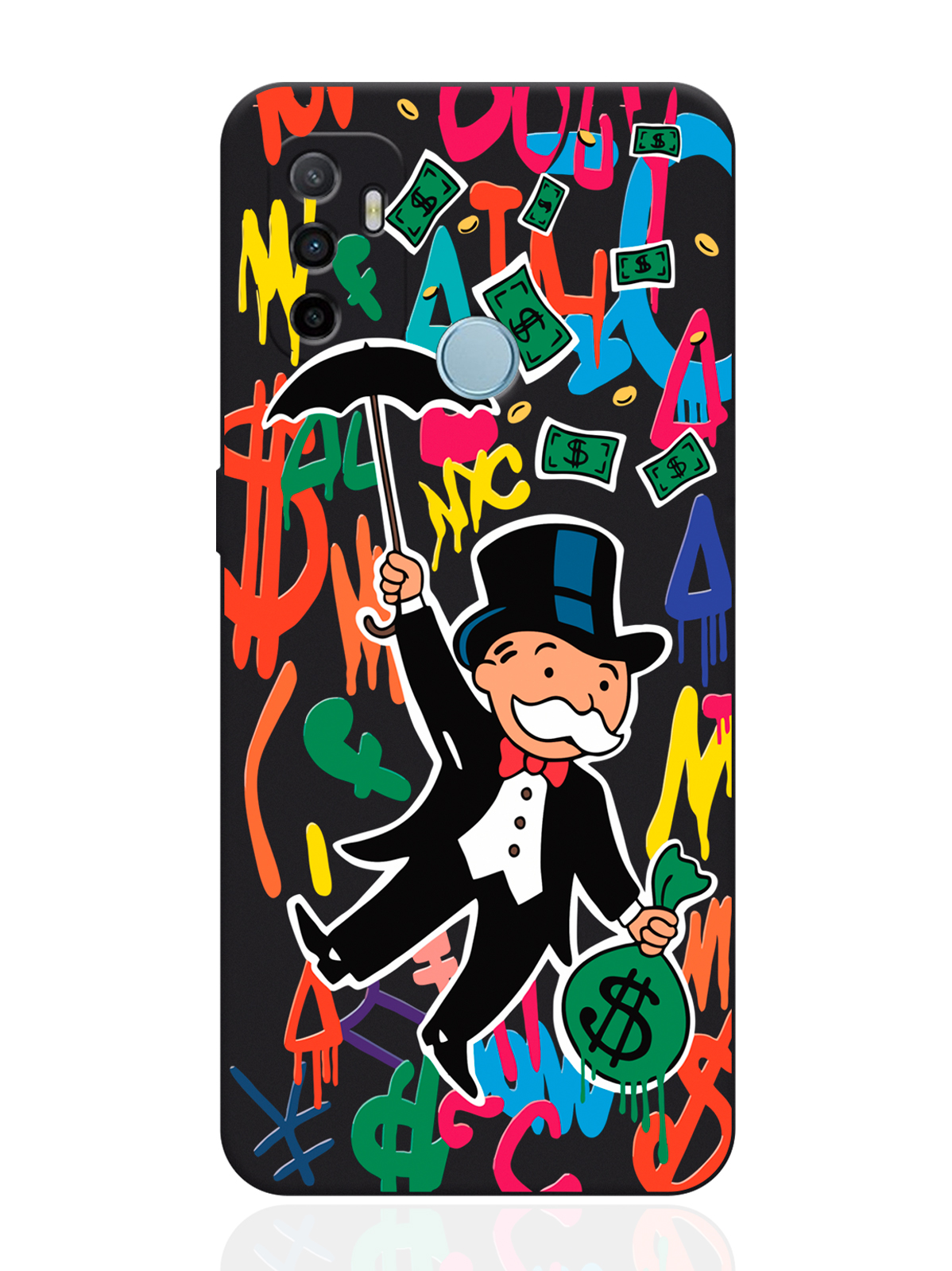 Чехол для смартфона Oppo A53 черный силиконовый Rich uncle PennyBags, Оранжевый;черный, Oppo
Чехол для смартфона Oppo A53 черный силиконовый Rich uncle PennyBags, Оранжевый;черный, Oppo