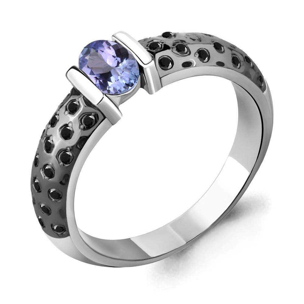 Кольцо из белого золота с бриллиантом/танзанитом р. Aquamarine 963989Ч, 963989Ч_585_бз
Кольцо из белого золота с бриллиантом/танзанитом р. Aquamarine 963989Ч, 963989Ч_585_бз