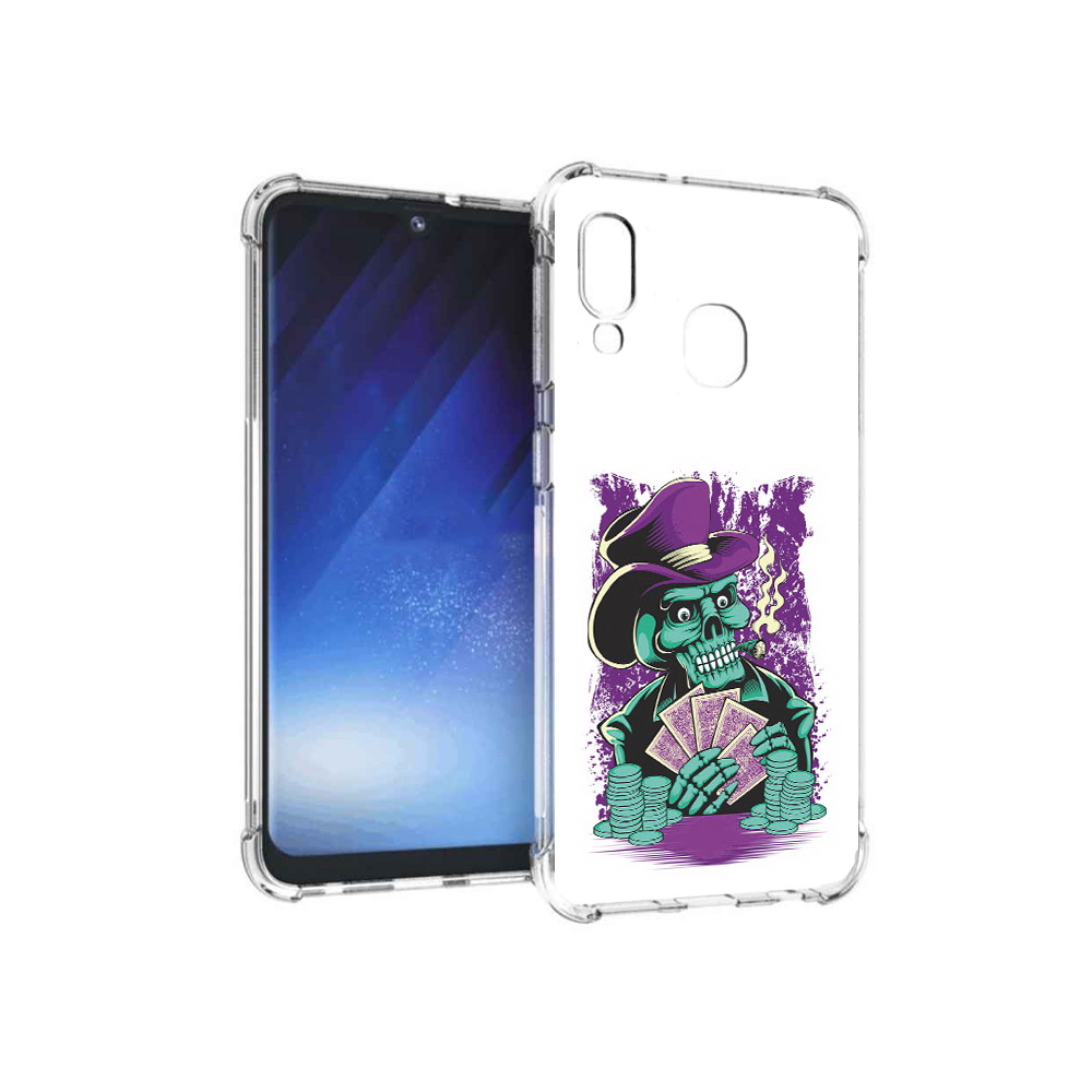 Чехол MyPads Tocco для Samsung Galaxy A20e зеленый череп с картами (PT133424.505.361), Прозрачный, Tocco
Чехол MyPads Tocco для Samsung Galaxy A20e зеленый череп с картами (PT133424.505.361), Прозрачный, Tocco