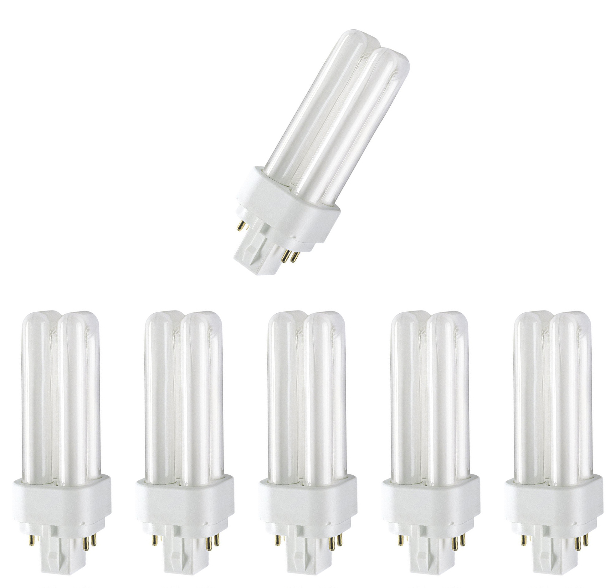 Лампа люминесцентная Osram DULUX D/E 18W/21-840 G24q-2 холодный белый 4000К, упак. 5шт, DULUX D/E 18W/21-840 G24q-2 4000К
Лампа люминесцентная Osram DULUX D/E 18W/21-840 G24q-2 холодный белый 4000К, упак. 5шт, DULUX D/E 18W/21-840 G24q-2 4000К