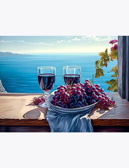 Алмазная мозаика без подрамника Виноградный натюрморт, 40x30 см, 30 цветов, 63562, РА-319
Алмазная мозаика без подрамника Виноградный натюрморт, 40x30 см, 30 цветов, 63562, РА-319