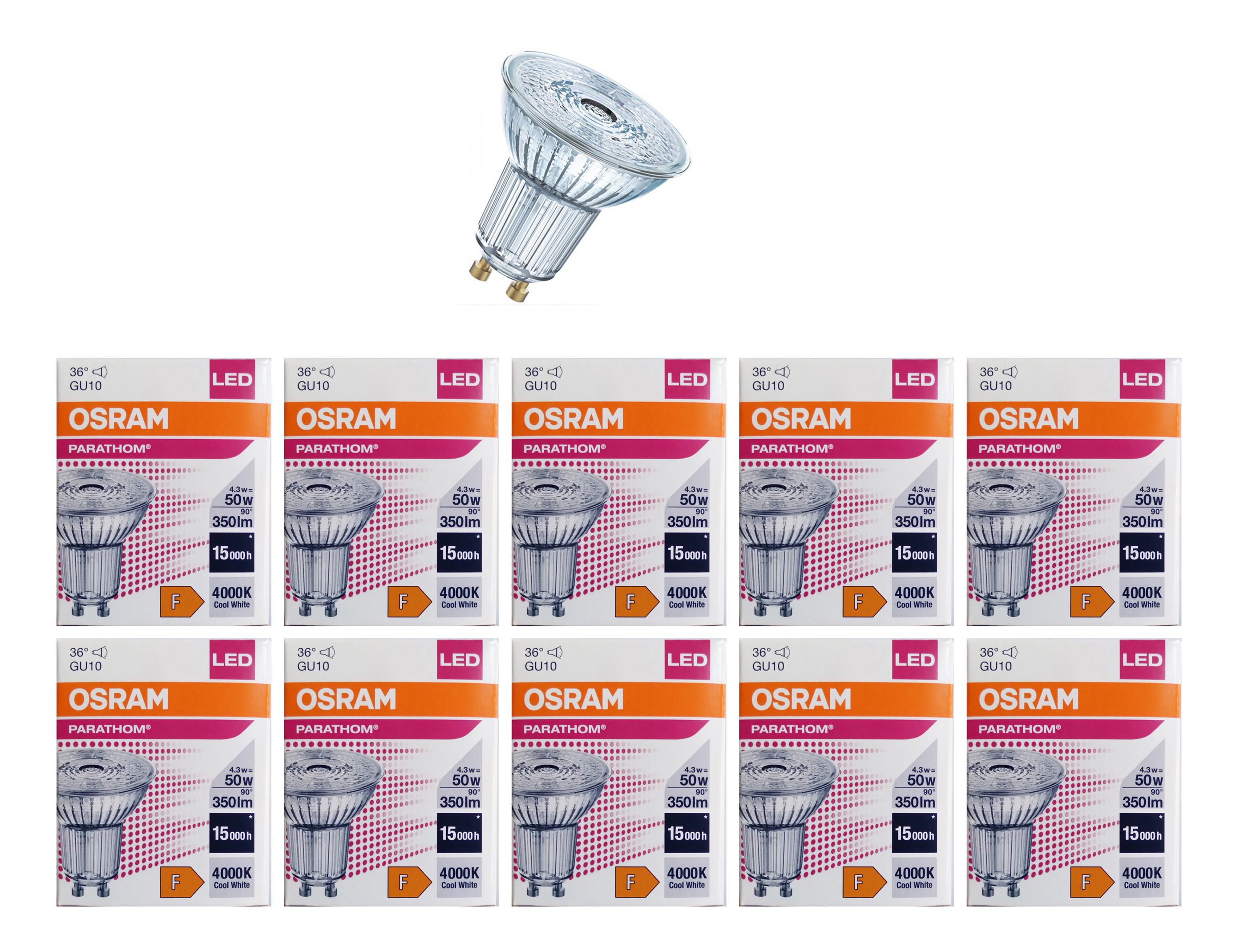 Лампочка светодиодная OSRAM Софит PAR16 GU10 4,3Вт 220В 350Лм 4000К Дневной белый 10шт, Софит PAR16 GU10 4,3Вт 220В 350Лм 4000К
Лампочка светодиодная OSRAM Софит PAR16 GU10 4,3Вт 220В 350Лм 4000К Дневной белый 10шт, Софит PAR16 GU10 4,3Вт 220В 350Лм 4000К