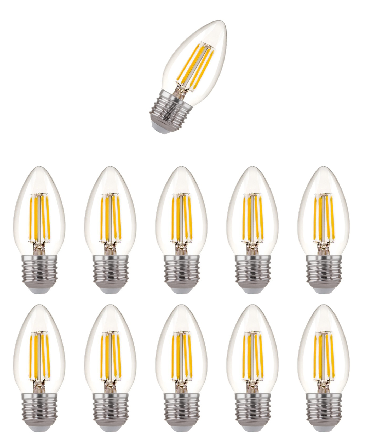 Лампочка светодиодная Osram стекло Свеча B E27 5Вт 220В 600Лм 4000К Дневной белый 10шт, Филамент стекло Свеча B E27 5Вт 220В 600Лм 4000К
Лампочка светодиодная Osram стекло Свеча B E27 5Вт 220В 600Лм 4000К Дневной белый 10шт, Филамент стекло Свеча B E27 5Вт 220В 600Лм 4000К