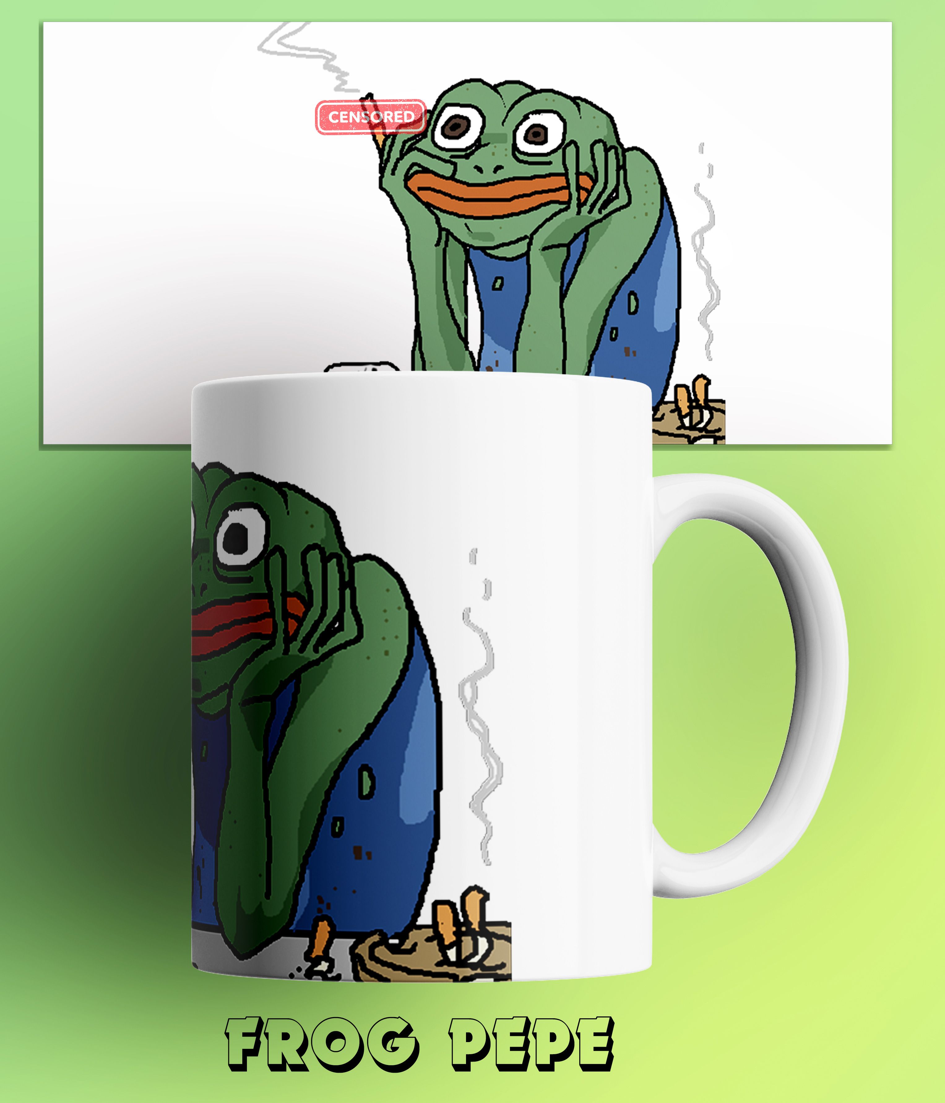 Кружка с приколом Лягушка пепе pepe the frog мем 330 мл, Кружка Лягушка Пепе/pepe the frog/мем/прикол. 330 мл
Кружка с приколом Лягушка пепе pepe the frog мем 330 мл, Кружка Лягушка Пепе/pepe the frog/мем/прикол. 330 мл