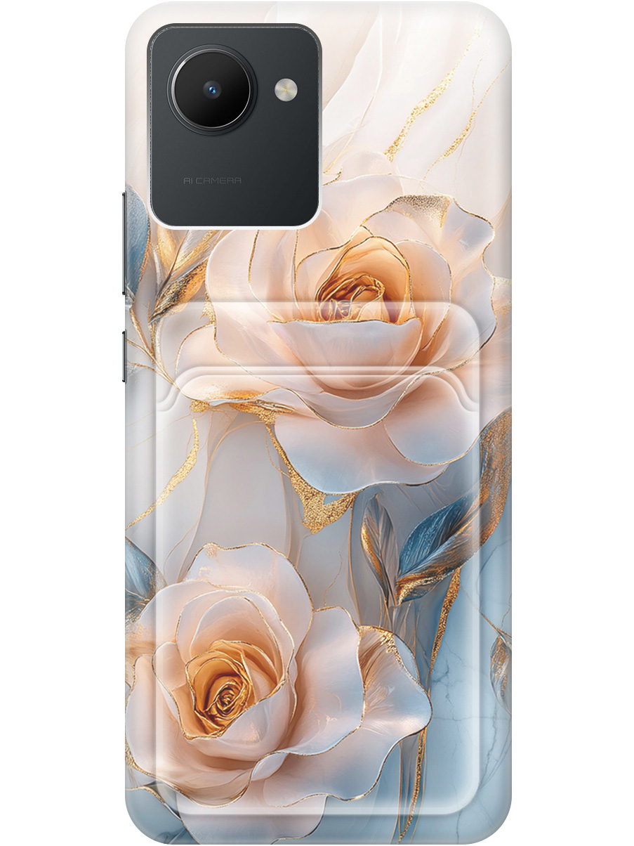 Силиконовый чехол на realme C30 с принтом "Белые розы на мраморе" с карманом для карты, Прозрачный;белый;оранжевый, 766400223
Силиконовый чехол на realme C30 с принтом "Белые розы на мраморе" с карманом для карты, Прозрачный;белый;оранжевый, 766400223
