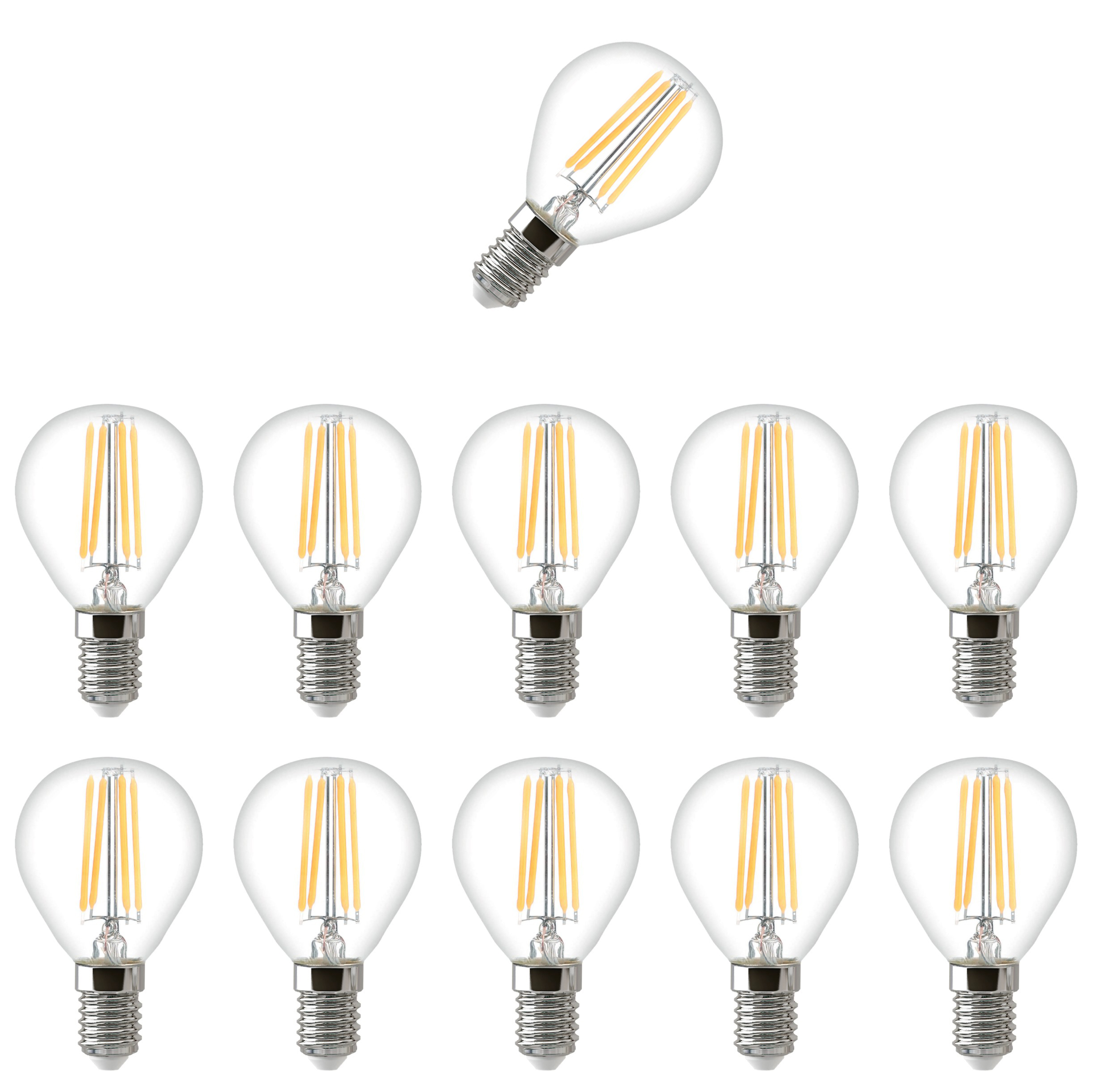 Лампочка светодиодная Osram стекло Шарик P45 E14 6Вт 220В 806Лм 2700К Теплый белый 10шт, Филамент стекло Шарик P45 E14 6Вт 220В 806Лм 2700К
Лампочка светодиодная Osram стекло Шарик P45 E14 6Вт 220В 806Лм 2700К Теплый белый 10шт, Филамент стекло Шарик P45 E14 6Вт 220В 806Лм 2700К