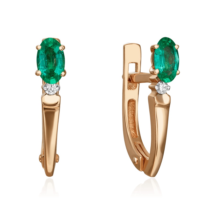 Серьги из красного золота с изумрудом, бриллиантом PLATINA jewelry 02-0427-00-106-1110-30, 02-0427-00-106-1110-30
Серьги из красного золота с изумрудом, бриллиантом PLATINA jewelry 02-0427-00-106-1110-30, 02-0427-00-106-1110-30