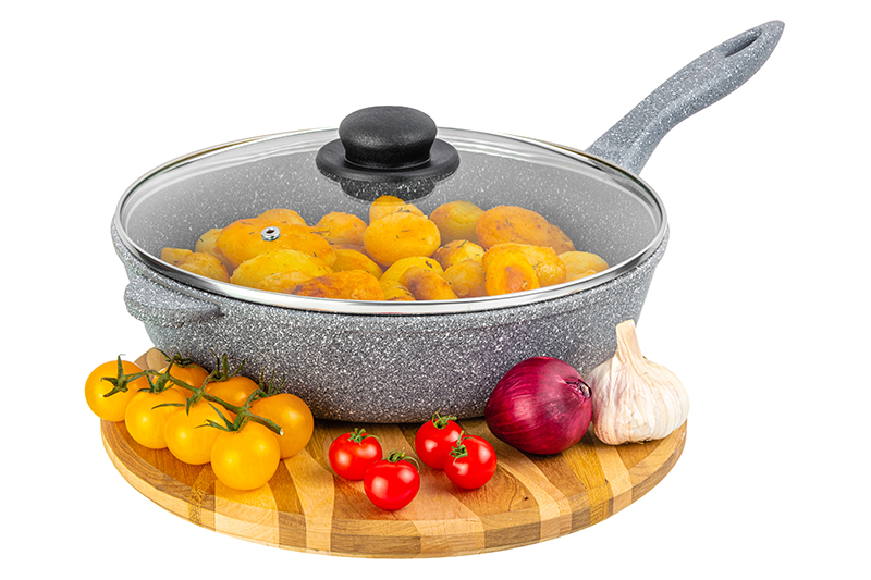 Сковорода глубокая Elan Gallery ГАРМОНИЯ ВКУСА Серый мрамор 28 см с крышкой, н/р, Темно-серый, Elan Gallery-75
Сковорода глубокая Elan Gallery ГАРМОНИЯ ВКУСА Серый мрамор 28 см с крышкой, н/р, Темно-серый, Elan Gallery-75
