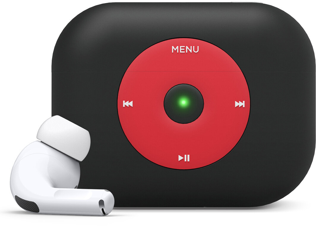 фото Чехол elago silicone basic aw6 для airpods pro black