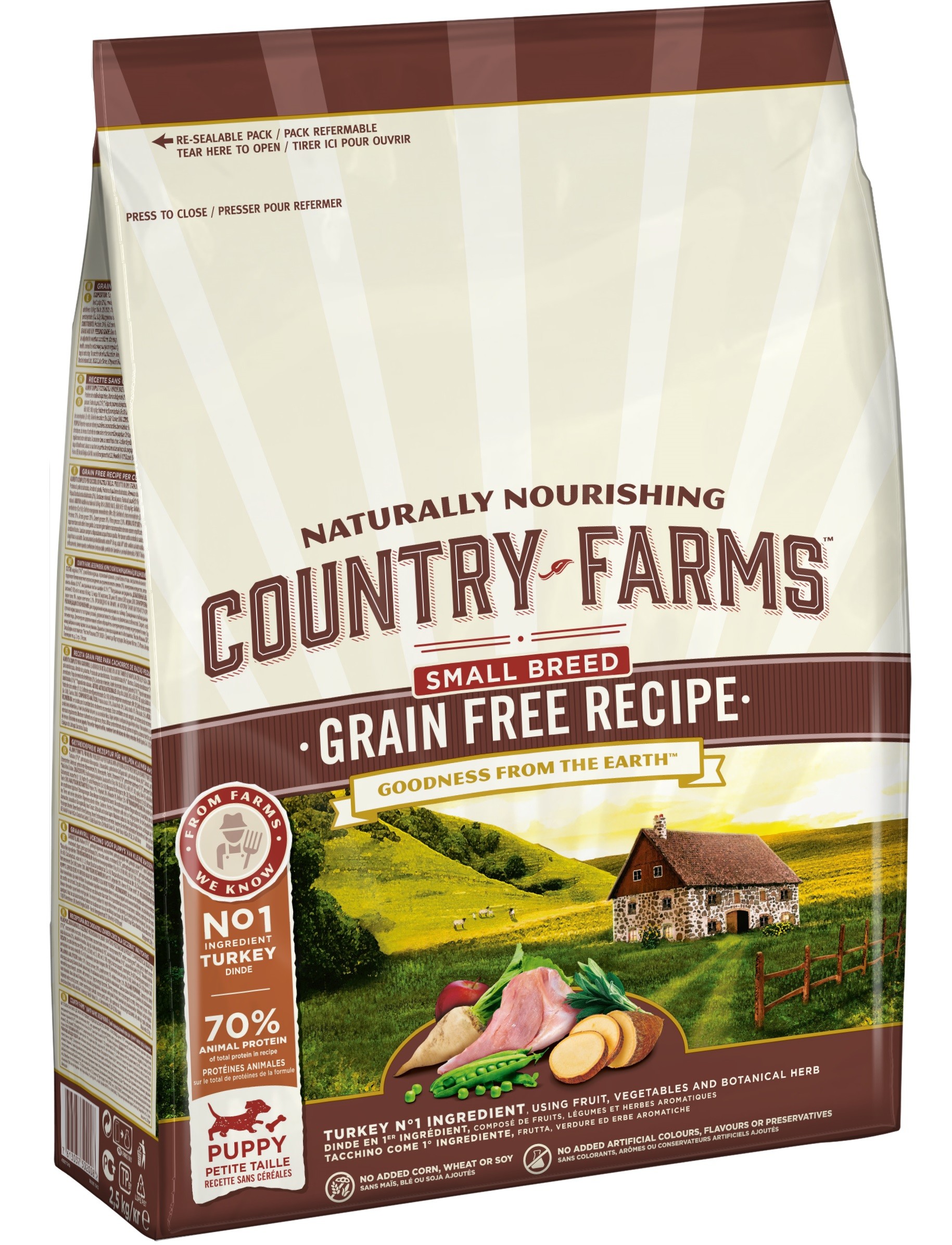 Сухой корм для щенков мелких пород Country Farms Grain Free Recipe , индейка, 2.5кг, Grain Free Recipe
Сухой корм для щенков мелких пород Country Farms Grain Free Recipe , индейка, 2.5кг, Grain Free Recipe