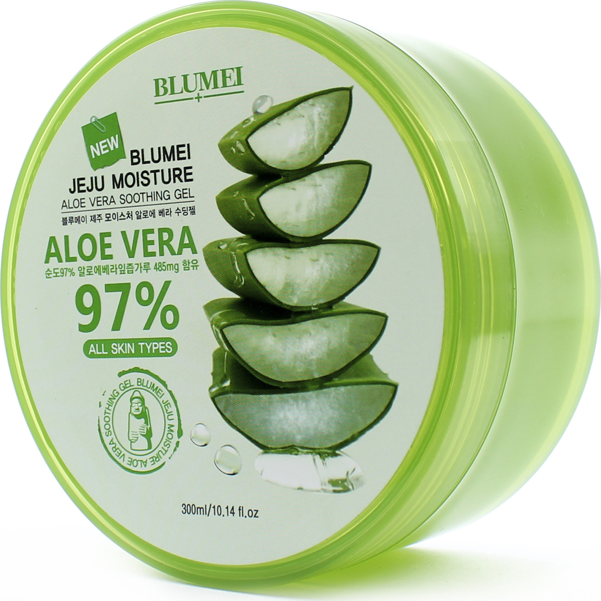 Универсальный успокаивающий гель с алоэ Blumei Jeju Moisture Aloe 97% Soothing Gel 300 мл
Универсальный успокаивающий гель с алоэ Blumei Jeju Moisture Aloe 97% Soothing Gel 300 мл