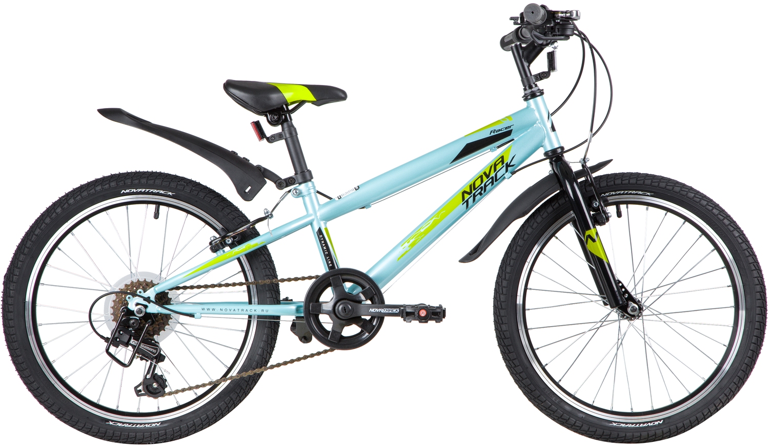 фото Велосипед novatrack racer 20 2020 one size blue