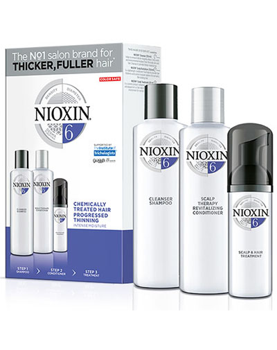 фото Набор для ухода за волосами nioxin система 6 300+300+100 мл