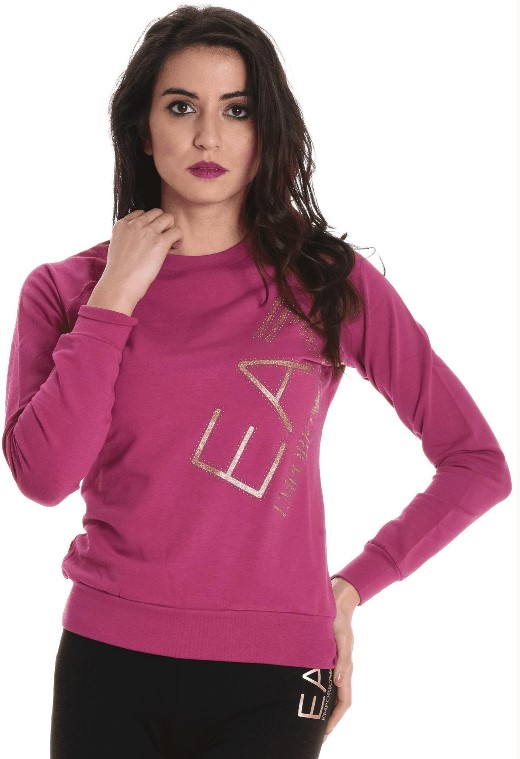 фото Толстовка ea7 train logo series w t-top rn studs/glitter, baton rouge, l