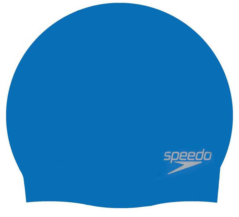 фото Шапочка для плавания speedo moulded silicone cap blue