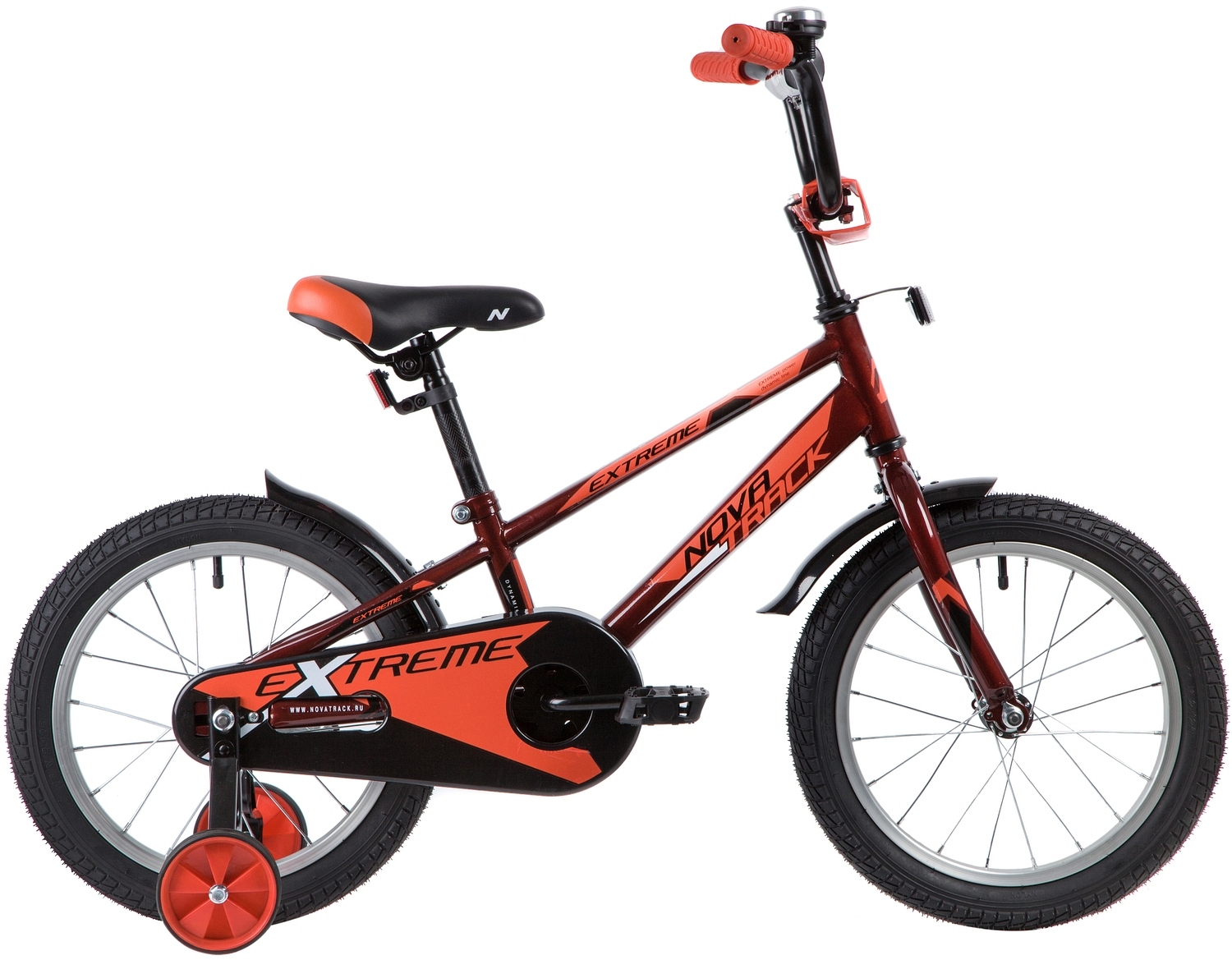фото Велосипед novatrack extreme 16", коричневый