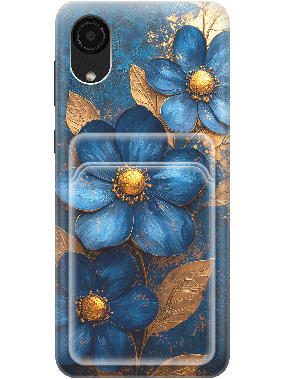 Силиконовый чехол на Samsung Galaxy A03 Core с принтом с карманом для карты 835542, Прозрачный;золотистый;синий, 735001223
Силиконовый чехол на Samsung Galaxy A03 Core с принтом с карманом для карты 835542, Прозрачный;золотистый;синий, 735001223