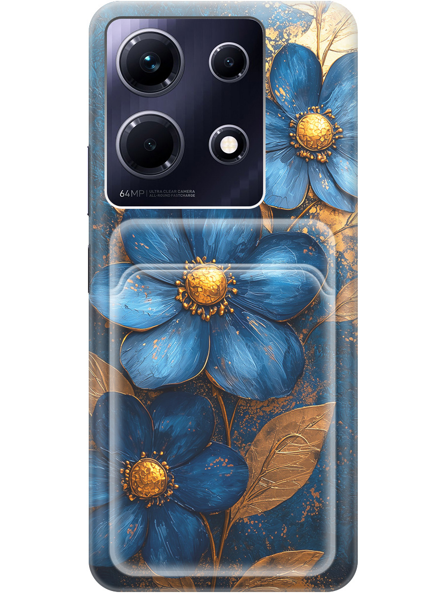 Силиконовый чехол на Infinix Note 30 с принтом с карманом для карты 835449, Прозрачный;золотистый;синий, 773943723
Силиконовый чехол на Infinix Note 30 с принтом с карманом для карты 835449, Прозрачный;золотистый;синий, 773943723