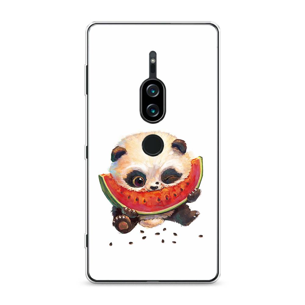 Силиконовый чехол "Малыш панды с арбузом" на Sony Xperia XZ2 Premium, 53350-1 
Силиконовый чехол "Малыш панды с арбузом" на Sony Xperia XZ2 Premium, 53350-1