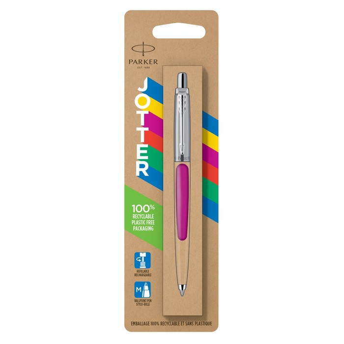 Ручка гелевая Parker Jotter Color M, корпус пластиковый, розовый, черные чернила, блистер
Ручка гелевая Parker Jotter Color M, корпус пластиковый, розовый, черные чернила, блистер