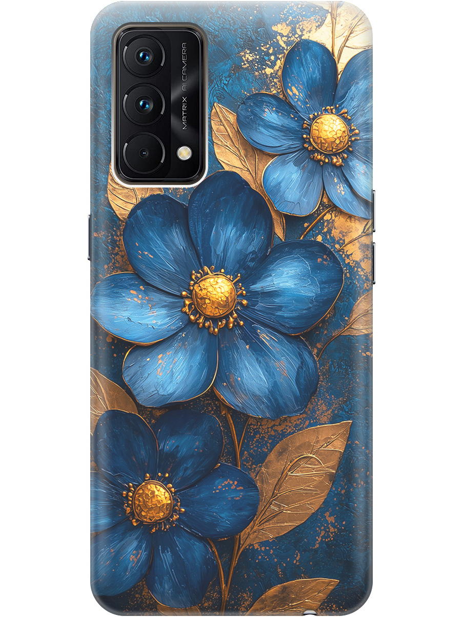 Силиконовый чехол на Realme GT Master Edition с принтом "Синие цветы, золотые листья", Прозрачный;золотистый;синий, 740190223
Силиконовый чехол на Realme GT Master Edition с принтом "Синие цветы, золотые листья", Прозрачный;золотистый;синий, 740190223