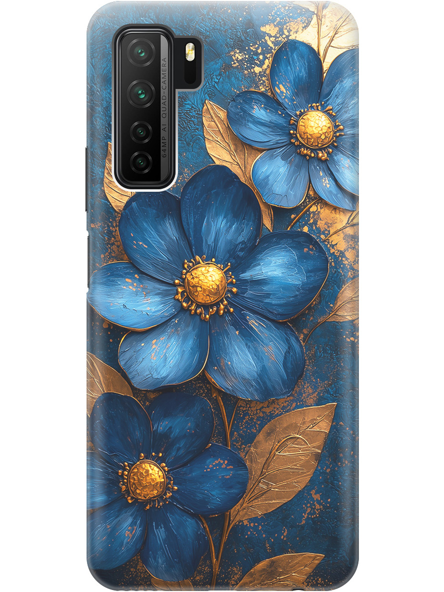 Силиконовый чехол на Honor 30S, Huawei Nova 7 SE с принтом "Синие цветы, золотые листья", Прозрачный;золотистый;синий, 722946123
Силиконовый чехол на Honor 30S, Huawei Nova 7 SE с принтом "Синие цветы, золотые листья", Прозрачный;золотистый;синий, 722946123