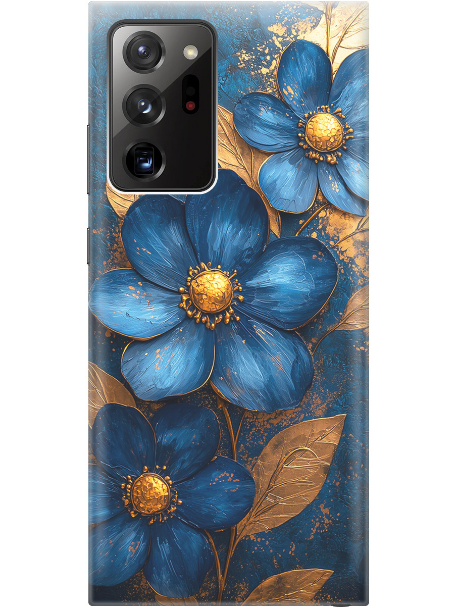 Силиконовый чехол на Samsung Galaxy Note 20 Ultra с принтом "Синие цветы, золотые листья", Прозрачный;золотистый;синий, 723276423
Силиконовый чехол на Samsung Galaxy Note 20 Ultra с принтом "Синие цветы, золотые листья", Прозрачный;золотистый;синий, 723276423