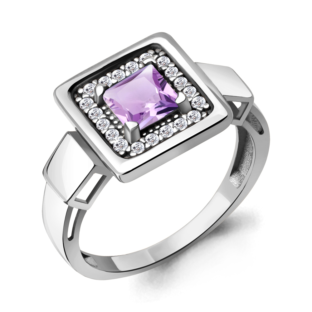 Кольцо из серебра с аметистом\фианитом Aquamarine Aquamarine 6973504А_925_р р. 17, 6973504А_925_р
Кольцо из серебра с аметистом\фианитом Aquamarine Aquamarine 6973504А_925_р р. 17, 6973504А_925_р