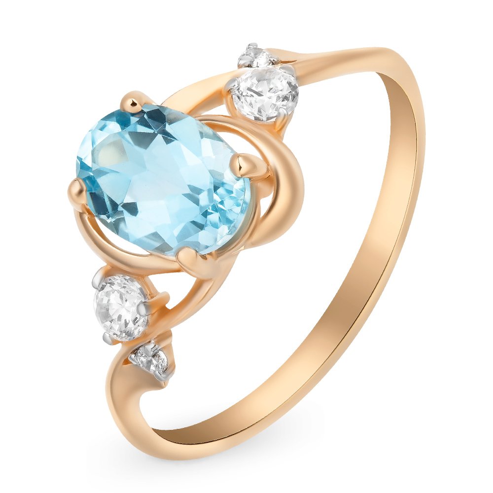 Кольцо женское из красного золота с топазом, фианитом 585Gold 201011649, р, 201011649
Кольцо женское из красного золота с топазом, фианитом 585Gold 201011649, р, 201011649