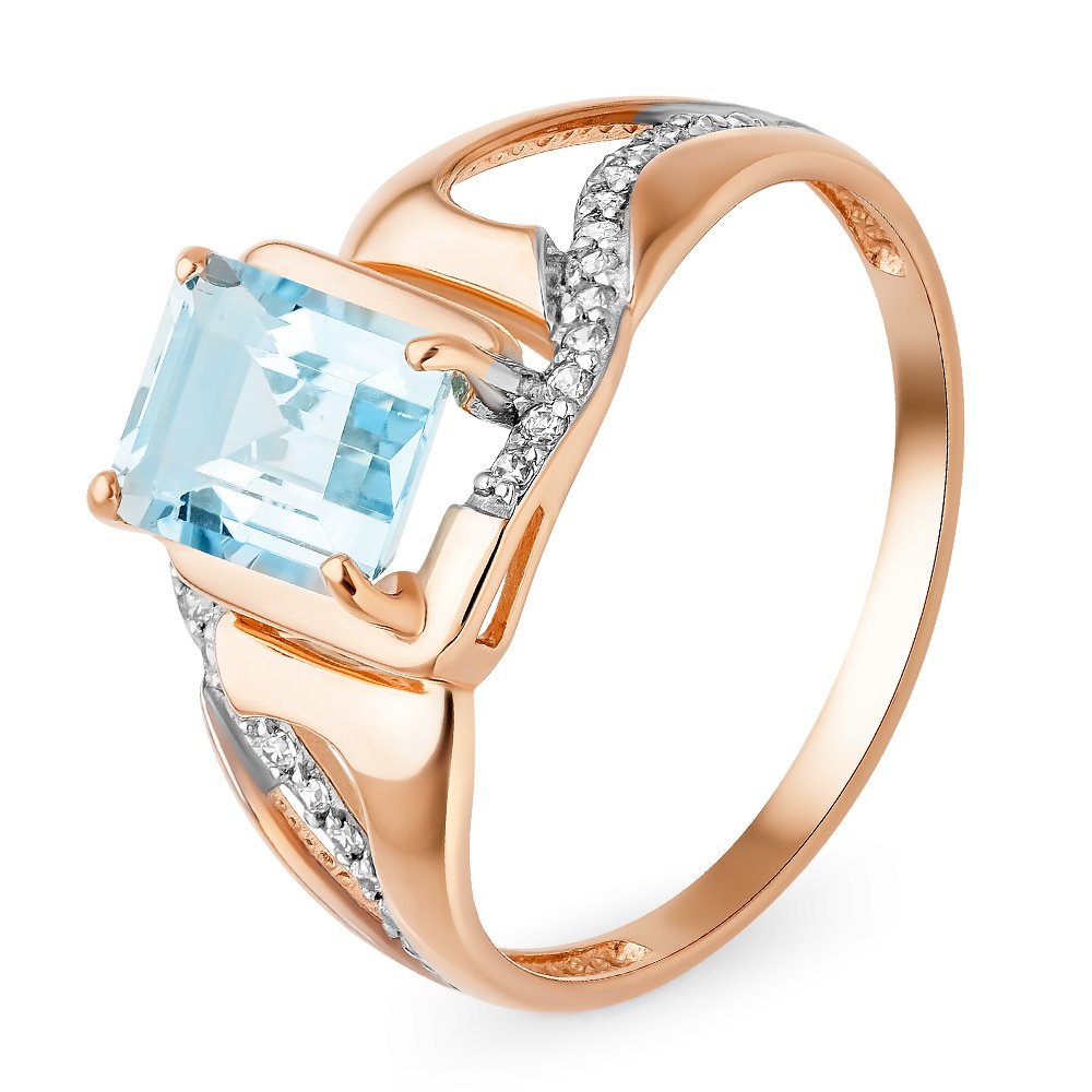 Кольцо женское из красного золота с топазом, фианитом 585Gold 201012792, р, 201012792
Кольцо женское из красного золота с топазом, фианитом 585Gold 201012792, р, 201012792