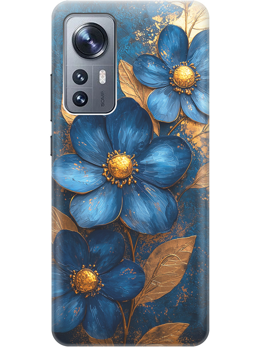 Силиконовый чехол на Xiaomi 12 / 12X / 12S с принтом "Синие цветы, золотые листья", Прозрачный;золотистый;синий, 734580823
Силиконовый чехол на Xiaomi 12 / 12X / 12S с принтом "Синие цветы, золотые листья", Прозрачный;золотистый;синий, 734580823