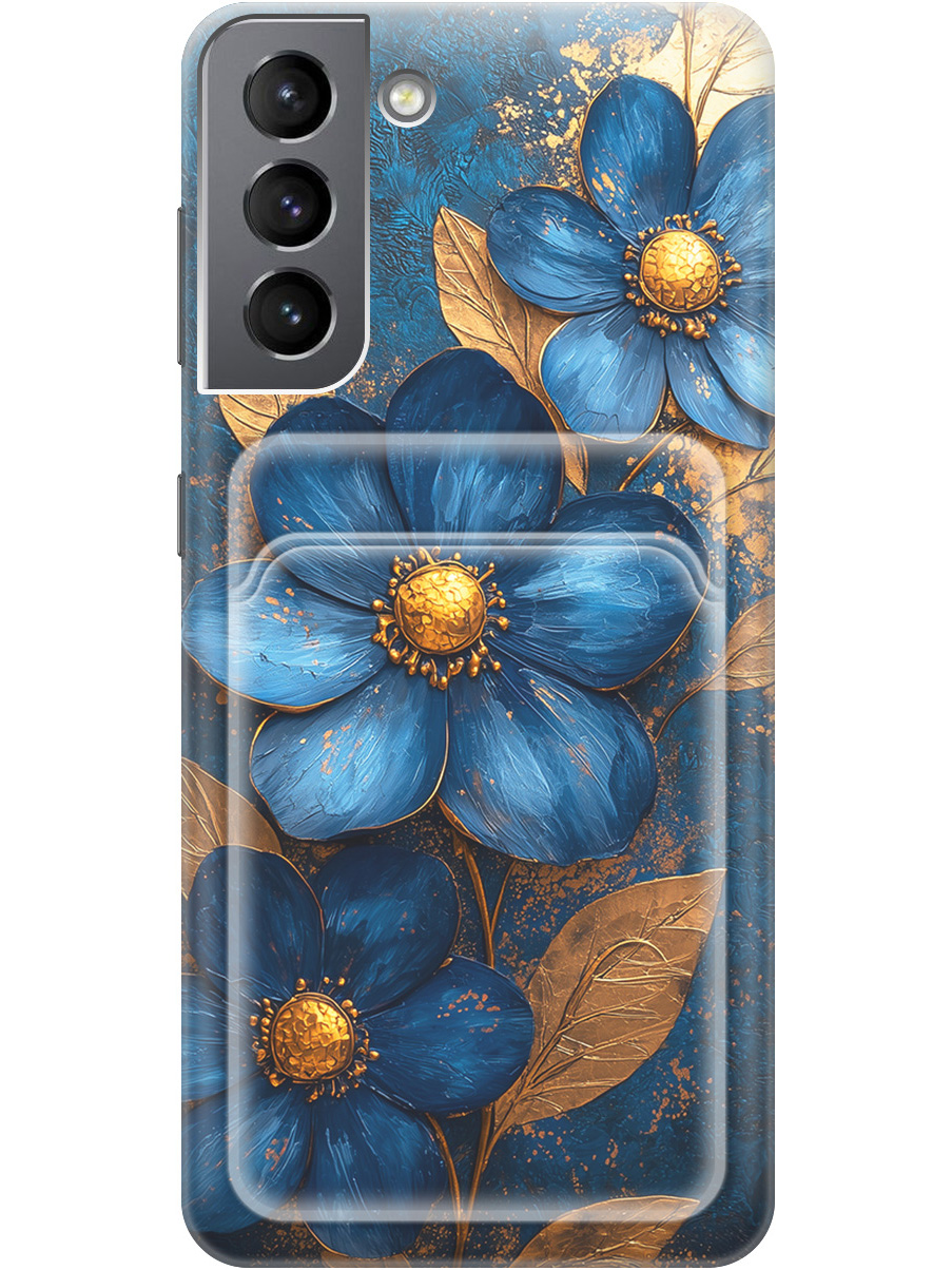 Силиконовый чехол на Samsung Galaxy S21 FE 5G с принтом с карманом для карты 835172, Прозрачный;золотистый;синий, 734543423
Силиконовый чехол на Samsung Galaxy S21 FE 5G с принтом с карманом для карты 835172, Прозрачный;золотистый;синий, 734543423