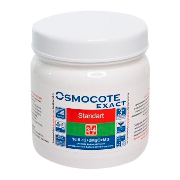 Минеральное удобрение комплексное БиоТехнологии Osmocote Exact NPK 16-9-12+2MgO+МЭ 0,5 кг
Минеральное удобрение комплексное БиоТехнологии Osmocote Exact NPK 16-9-12+2MgO+МЭ 0,5 кг