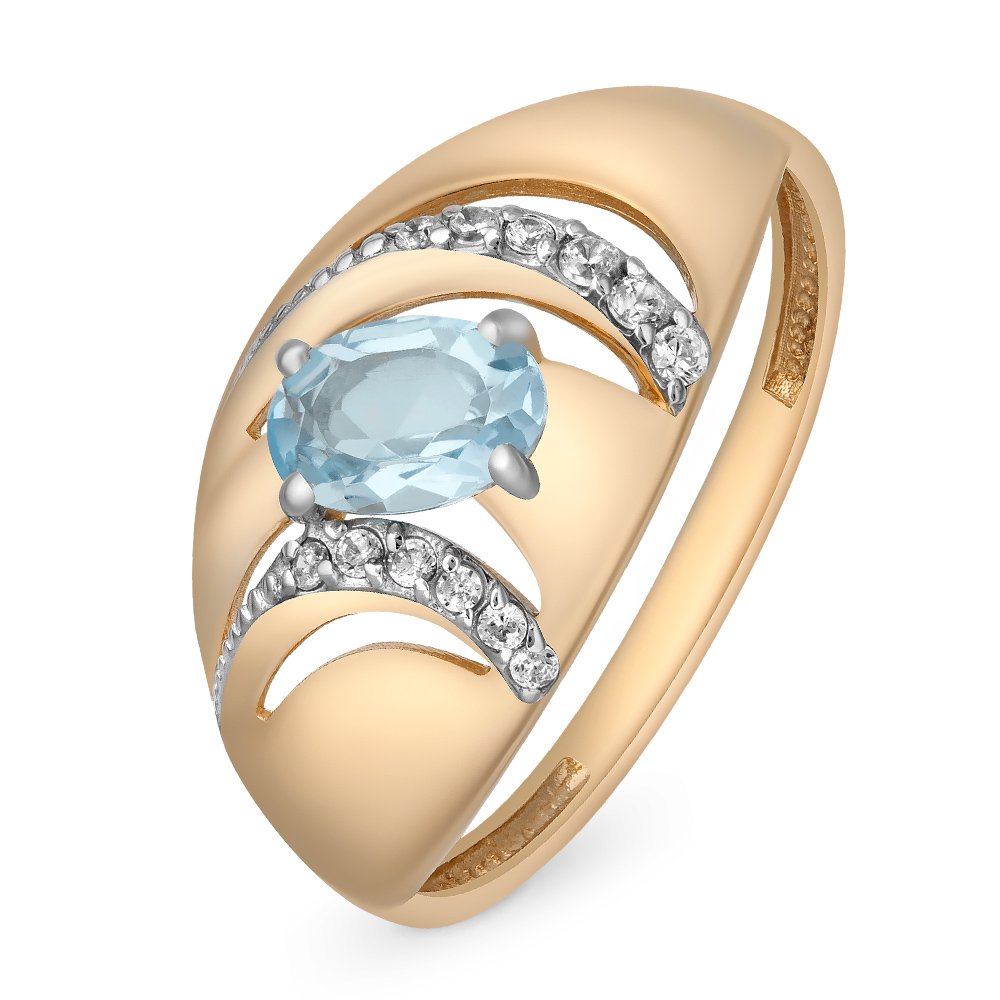 Кольцо женское из красного золота с топазом, фианитом 585Gold 201012499, р, 201012499
Кольцо женское из красного золота с топазом, фианитом 585Gold 201012499, р, 201012499