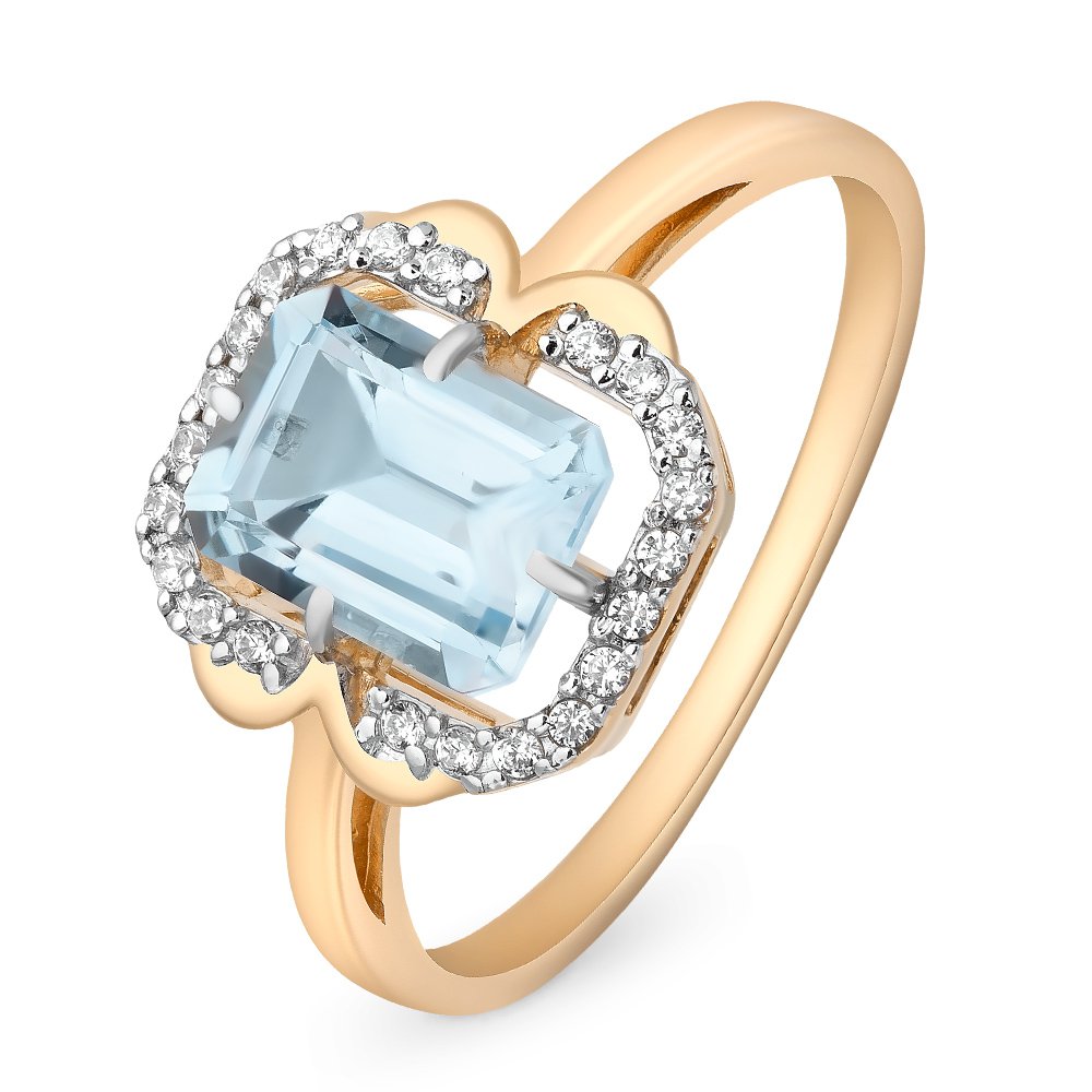 Кольцо женское из красного золота с топазом, фианитом 585Gold 201012502, р, 201012502
Кольцо женское из красного золота с топазом, фианитом 585Gold 201012502, р, 201012502