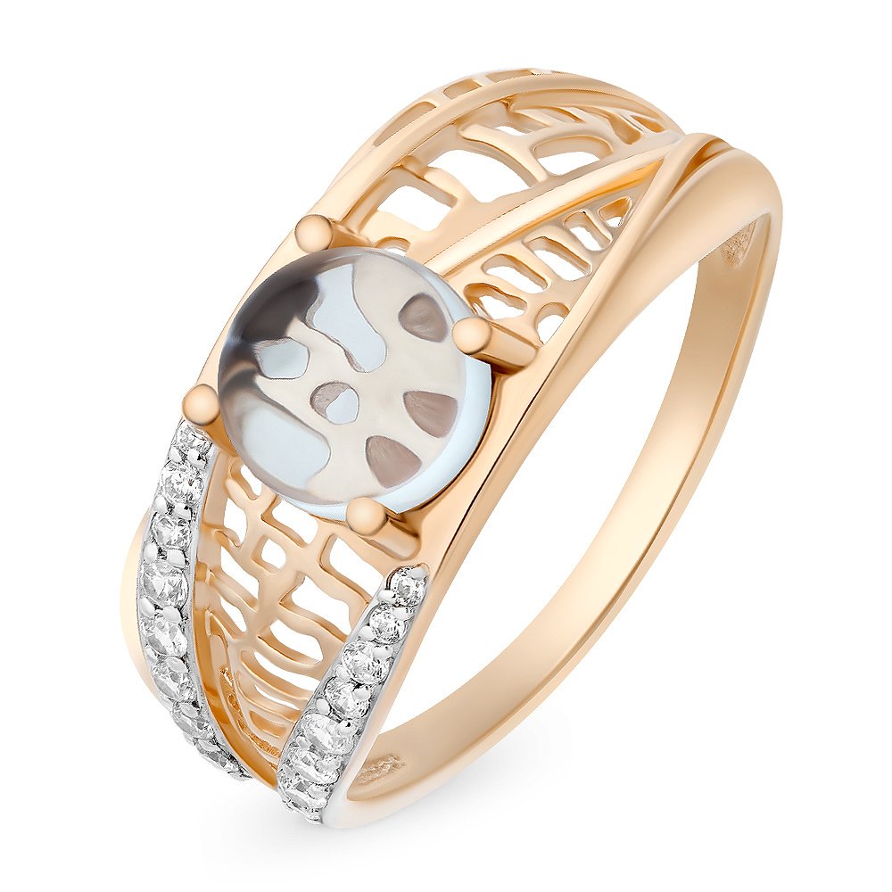 Кольцо женское из красного золота с топазом, фианитом 585Gold 201011955, р, 201011955
Кольцо женское из красного золота с топазом, фианитом 585Gold 201011955, р, 201011955