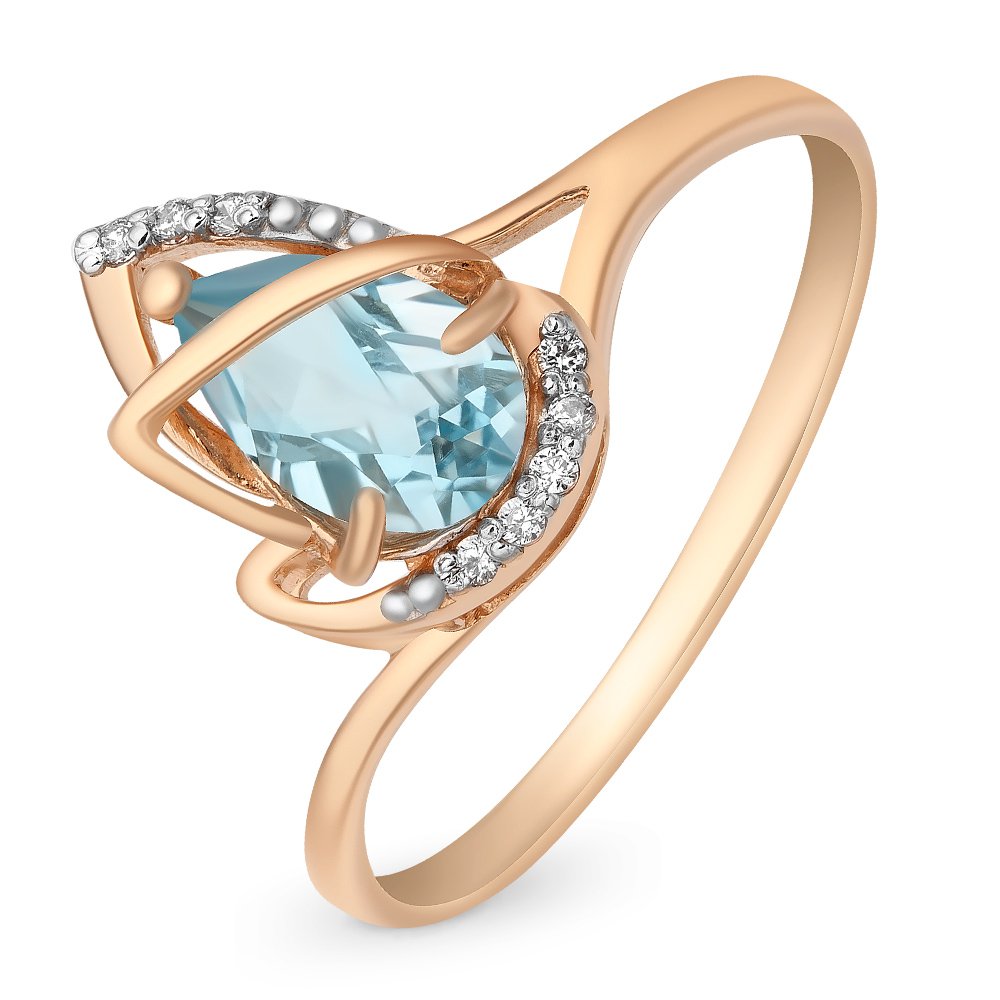 Кольцо женское из красного золота с топазом, фианитом 585Gold 201011944, р, 201011944
Кольцо женское из красного золота с топазом, фианитом 585Gold 201011944, р, 201011944