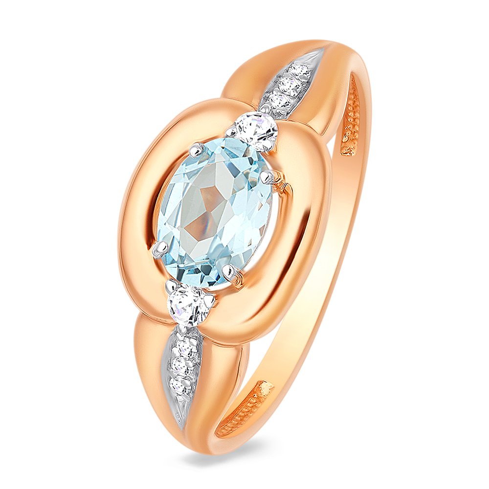 Кольцо женское из красного золота с топазом, фианитом 585Gold 201011812, р, 201011812
Кольцо женское из красного золота с топазом, фианитом 585Gold 201011812, р, 201011812