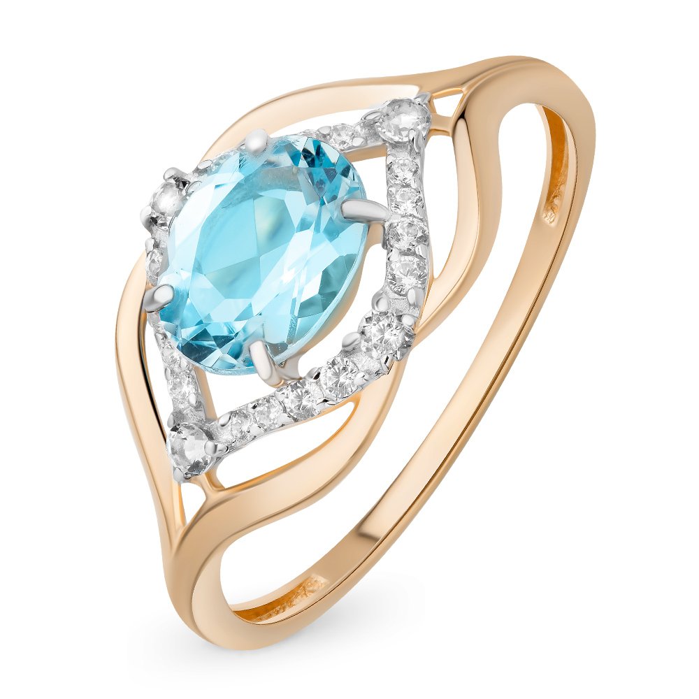 Кольцо женское из красного золота с топазом, фианитом 585Gold 201011855, р, 201011855
Кольцо женское из красного золота с топазом, фианитом 585Gold 201011855, р, 201011855