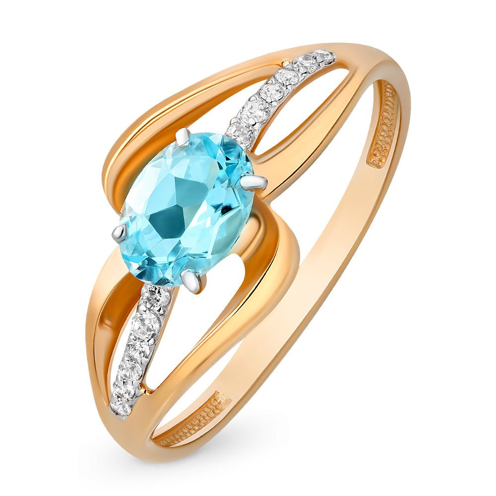 Кольцо женское из красного золота с топазом, фианитом 585Gold 201010748, р, 201010748
Кольцо женское из красного золота с топазом, фианитом 585Gold 201010748, р, 201010748